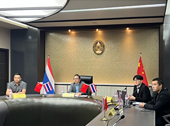 2024年6月7日，上海华必通出国服务有限公司总经理李发冰、总经理范骏带领公司访泰代表团来校访问交流，我校教育中心副主任李航在河畔会议室热情接待并座谈