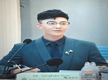 喜报｜我校郭清皓同学荣获中国留基委2024年度国家优秀自费留学生奖学金